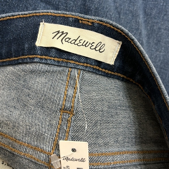 NWT Madewell 11" High-Rise Skinny Jeans Markland Wash Tencel Denim Size 28 - Picture 14 of 16